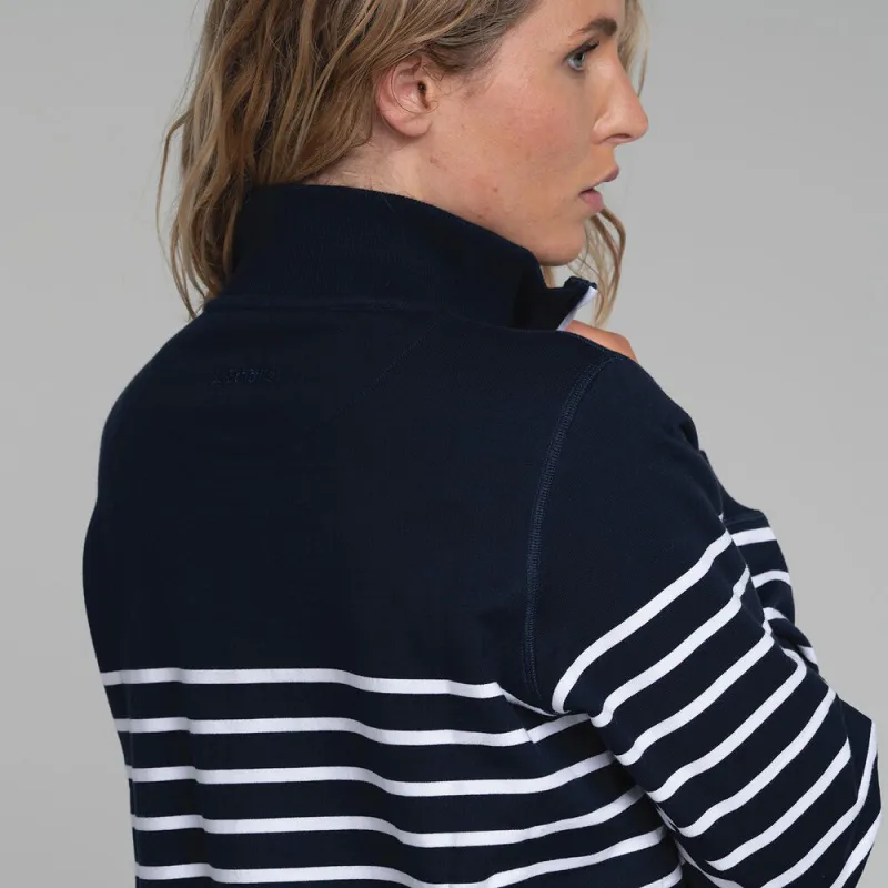 Schoffel Womens Hope Cove Sweatshirt Navy Stripe-6